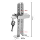 Blocare pedală de frână și ambreiaj 195x82 mm Siguranța accelerației Protecție împotriva furtului mașinii Blocare mecanică a pedalei vehiculului 2