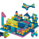 Blocchi da costruzione con numeri per bambini 200 pz V176 1