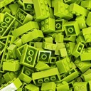 Blocos de Construção de Tamanhos Variados 122 pcs Brinquedo Criativo para Crianças 12 Tipos de Peças de Construção Blocos Coloridos Brinquedo Educativo para Brincar Criativamente 13