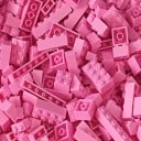 Blocos de construção de várias dimensões 125 g Brinquedo criativo para crianças Peças de construção coloridas Vários tipos de blocos Brinquedo Idade 6+ 5