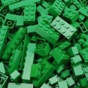 Blocos de construção de várias dimensões 125 g Brinquedo criativo para crianças Peças de construção coloridas Vários tipos de blocos Brinquedo Idade 6+ 8