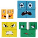 Blocs empilables avec visage changeant 2