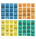 Blocs empilables avec visage changeant 3