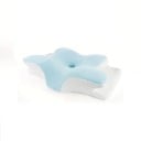 Blød ergonomisk sommerfugleformet pude i memory foam, afslappende hoved- og nakkestøtte, ortopædisk pude, sove- og hvilepude, dekoration, 30x60x13 2