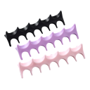 Blød silikoneholder til pensler 8,2 x 2,2 cm Organizer til neglepensler, penne og malerredskaber Let at rengøre Beskyttelse af bordet 1