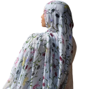 Blødt flydende 80 x 180 cm hijab til kvinder Blødt let muslimsk tørklæde til hovedet Året rundt feststil Tørklæder og hijaber almindelig pasform 6