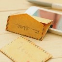 Blok rwanego papieru 45 sztuk retro kopert 2w1, 7,5 × 5,2 cm papier obustronny koperta i papier listowy 9