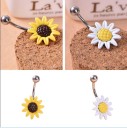 Blomformad navelpiercing J1570 5