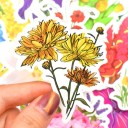 Blomklistermärken 50 st 4