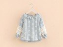 Blommig flickblus L1773 6
