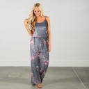 Blommig jumpsuit för kvinnor 7