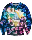 Blommig sweatshirt 12