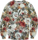 Blommig sweatshirt 3