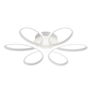 Blomsterformet LED-loftlampe Moderne design Sort-hvid dekorativ lampe Diameter 30 cm Koldt hvidt lys 12W LED-belysning 3-8 m² 86-265V 2