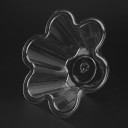 Blomsterformet plastikskål 10 stk. 5