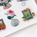 Blomsterklistermærker 20 stk. E336 2