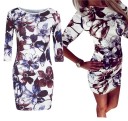 Blomsterprintet minikjole 2