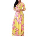 Blomstrede kjoler plus size 1
