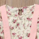 Blomstret t-shirt og bukser til piger 5