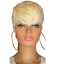 Blonde Echthaarperücke für Damen N895 1