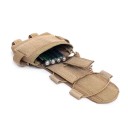 Bloque de equilibrio del casco con bolsillo para batería Colores neutros Sistema de equilibrio para visión nocturna y accesorios Bolsillo adicional para contrapeso 4