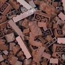 Bloques de construcción de varios tamaños 122 piezas Juegos de construcción creativos para niños 12 tipos de piezas de construcción Bloques coloridos Juguete educativo para juego creativo 7