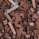 Bloques de construcción de varios tamaños 125 g Kits de construcción creativos para niños Piezas de construcción coloridas Diferentes tipos de bloques Kits de construcción Edad 6+ 7