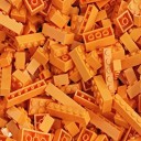 Bloques de construcción de varios tamaños 125 g Kits de construcción creativos para niños Piezas de construcción coloridas Diferentes tipos de bloques Kits de construcción Edad 6+ 12