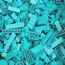 Bloques de construcción de varios tamaños 125 g Kits de construcción creativos para niños Piezas de construcción coloridas Diferentes tipos de bloques Kits de construcción Edad 6+ 14