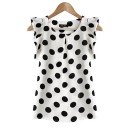 Blouse à pois pour femmes 1