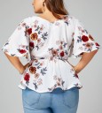 Blouse avec nœud en grandes tailles 4
