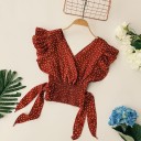Blouse de mode pour femmes à pois 2