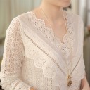 Blouse en dentelle blanche 2