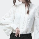 Blouse femme à manches bouffantes 2