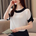 Blouse Femme à Manches Courtes 1