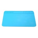 Blue Silicone Mat 30×20 cm for Watch and Electronics Repairs with Compartments for Screws and Non-Slip Surface 1