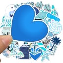 Blue Stickers 50 pcs E190 4