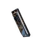 Blues Harp C 10 Löcher chromatische Mundharmonika mit Etui für Anfänger Musikinstrument Geschenk verschiedene Farben praktisches Reiseetui 12