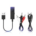 Bluetooth 4.2 audio adapter for wireless audio transmission Range 10 m 3.5 mm jack socket USB on 15 cm cable Jack and RCA cables included 4