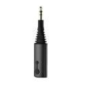 Bluetooth 5.0 audio prijímač a vysielač s konektorom jack Podpora pripojenia 2 zariadení Batéria 100 mAh Zdierka Micro USB Kompaktný tvar 1