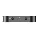 Bluetooth 5.0 Audio-Sender und -Empfänger 2-in-1 Zwei 3,5mm Klinkenstecker für RX und TX Akku 200 mAh Aufladung über Micro USB Reichweite 10 m Schwarz 3