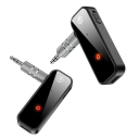 Bluetooth 5.0 Audioadapter 2in1 Sender und Empfänger 3,5mm Klinke für TV Autoradio Kopfhörer USB Freisprecheinrichtung AUX Verlustfreie Audioübertragung 10 m 3
