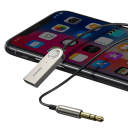 Bluetooth 5.0 Car Audio Adapter 15,8 x 5,5 x 2,5 cm Kabelloses Kabel mit USB und 3,5mm Klinke AUX Sender und Empfänger für Autoradio 7