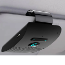 Bluetooth 5.0 Handsfree Car Kit HiFi Speaker 2W DSP Noise Cancellation MP3 Player Clip for Sun Visor Pairing 2 Phones GPS Audio 8