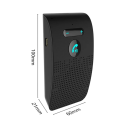 Bluetooth 5.0 kihangosító autóskészlet Hifi hangszóró 2W DSP zajszűrős MP3 lejátszó napellenző csiptető 2 telefon párosítása GPS audio 3