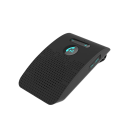 Bluetooth 5.0 kit mãos-livres para carro HiFi altifalante 2W DSP Cancelamento de ruído MP3 leitor Clip para viseira Pareamento 2 telefones áudio GPS 7