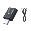 Bluetooth 5.0 -lähetin-vastaanotin 3,5 mm:n liitäntä USB-langaton sovitin television kuulokkeille ja kaiuttimelle, vahvempi yhteensopivuus stereoäänen 7