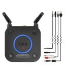Bluetooth 5.0 vysílač zvuku pro bezdrátová sluchátka a reproduktory Optický i koaxiální vstup Jack 3,5 mm Připojení 2 zařízení Dosah 10 m 2