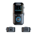 Bluetooth 5.4 προσαρμογέας ήχου 2 σε 1 Δέκτης Πομπός AUX 3,5 mm Τύπος-C LED οθόνη TF κάρτα 10 μ 200 mAh 4