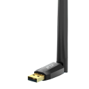 Bluetooth 5.4 USB adapter 150M Windows 11/10/8.1 vezeték nélküli egérhez, billentyűzethez, fejhallgatóhoz, sztereó audio vevőegységhez, adóhoz, A2DP HID HFP-hez 5